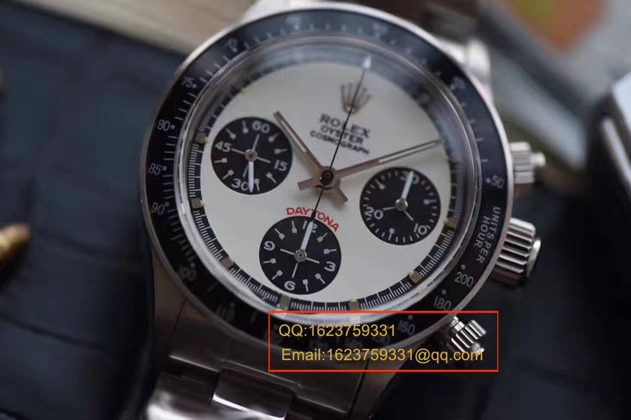 【独家视频测评一比一超A高仿手表】Rolex Paul Newman Daytona余文乐同款劳力士保罗.纽曼复古迪通拿 