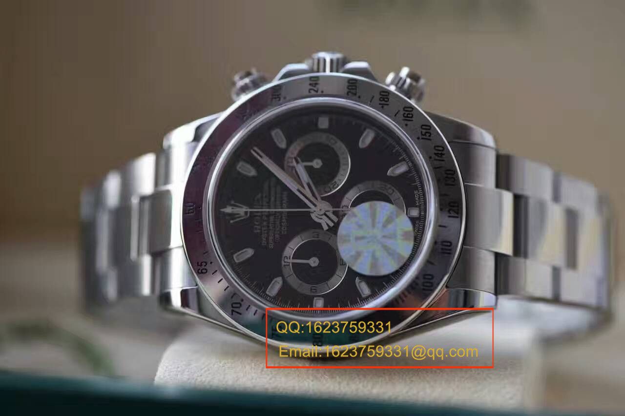 【实拍图鉴赏】JF厂一比一复刻手表之劳力士宇宙计型迪通拿系列116520-78590 男表 / RBB011A