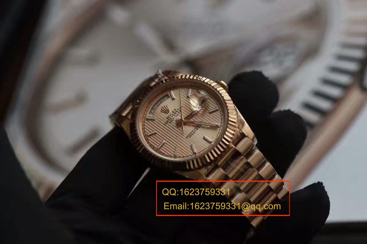 【独家视频测评EW厂一比一超A高仿手表】劳力士星期日历型系列228235-83415腕表 