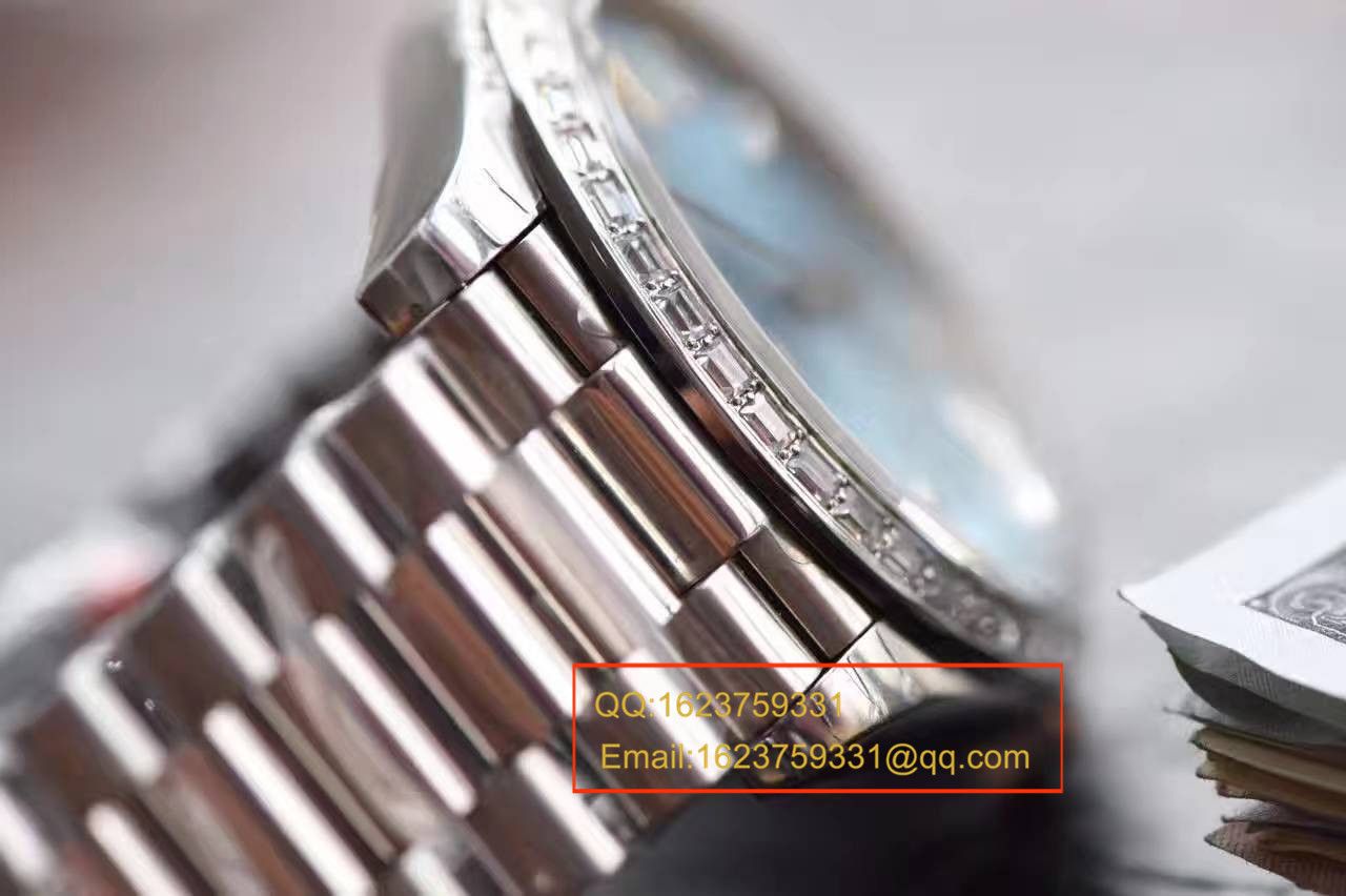 【EW厂1:1复刻手表】劳力士星期日历型系列228396TBR蓝盘腕表 / R153
