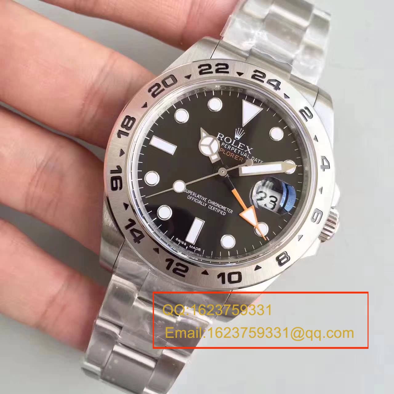 【N厂V7版1:1超A高精仿手表】ROLEX劳力士EXP2探险家型系列探险者二代216570-77210 黑盘腕表 / RBG050
