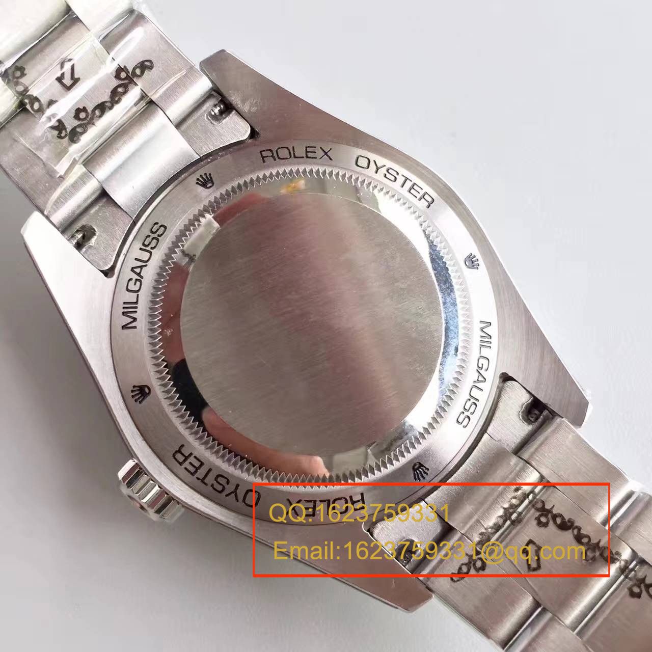 【JF厂1:1高仿手表】劳力士MILGAUSS系列116400-GV-72400黑盘腕表《黑面闪电》 / R002