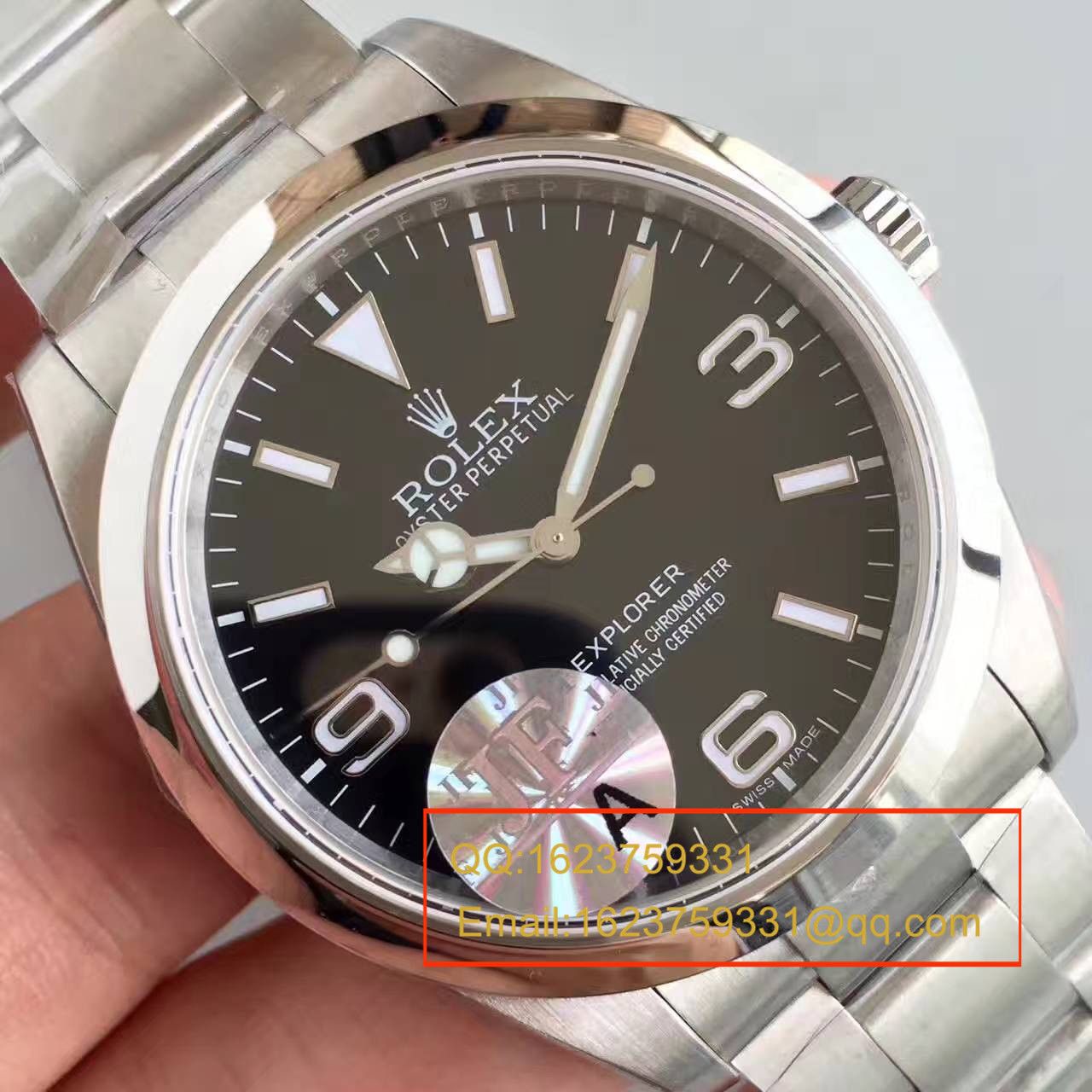 【JF厂1:1复刻手表】劳力士 探险者一代EXP1 （V10S）顶级版 214270-77200 黑盘腕表 / R137