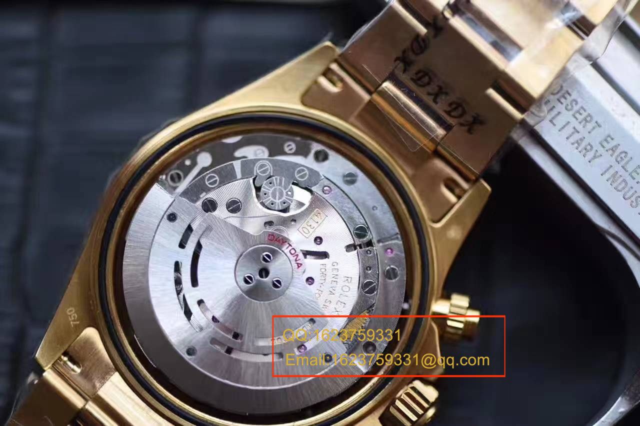 【台湾厂一比一超A高仿手表】劳力士宇宙计型迪通拿系列116528 蓝色表盘腕表 