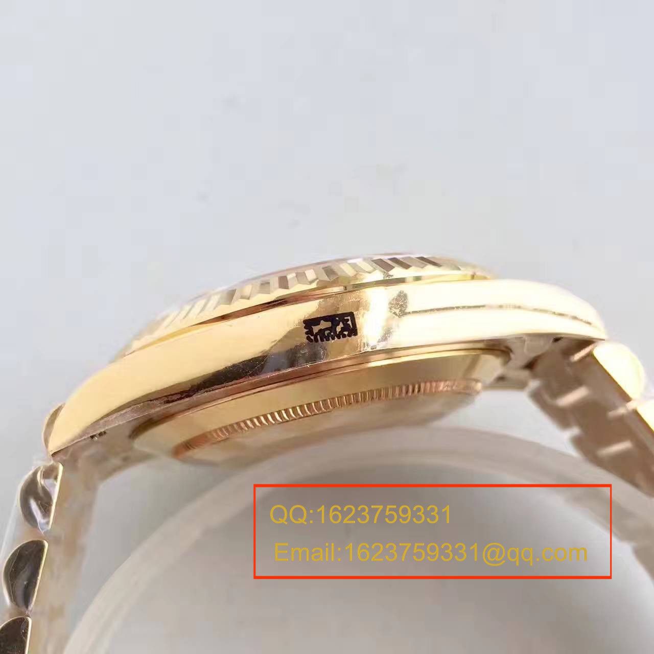 【N厂一比一复刻手表】劳力士星期日历型系列228238金盘腕表 / RBE169