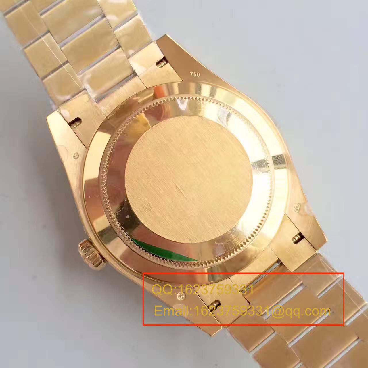 【N厂一比一高精仿手表】劳力士星期日历型系列218238-83218 香槟面表盘腕表 / RBE168