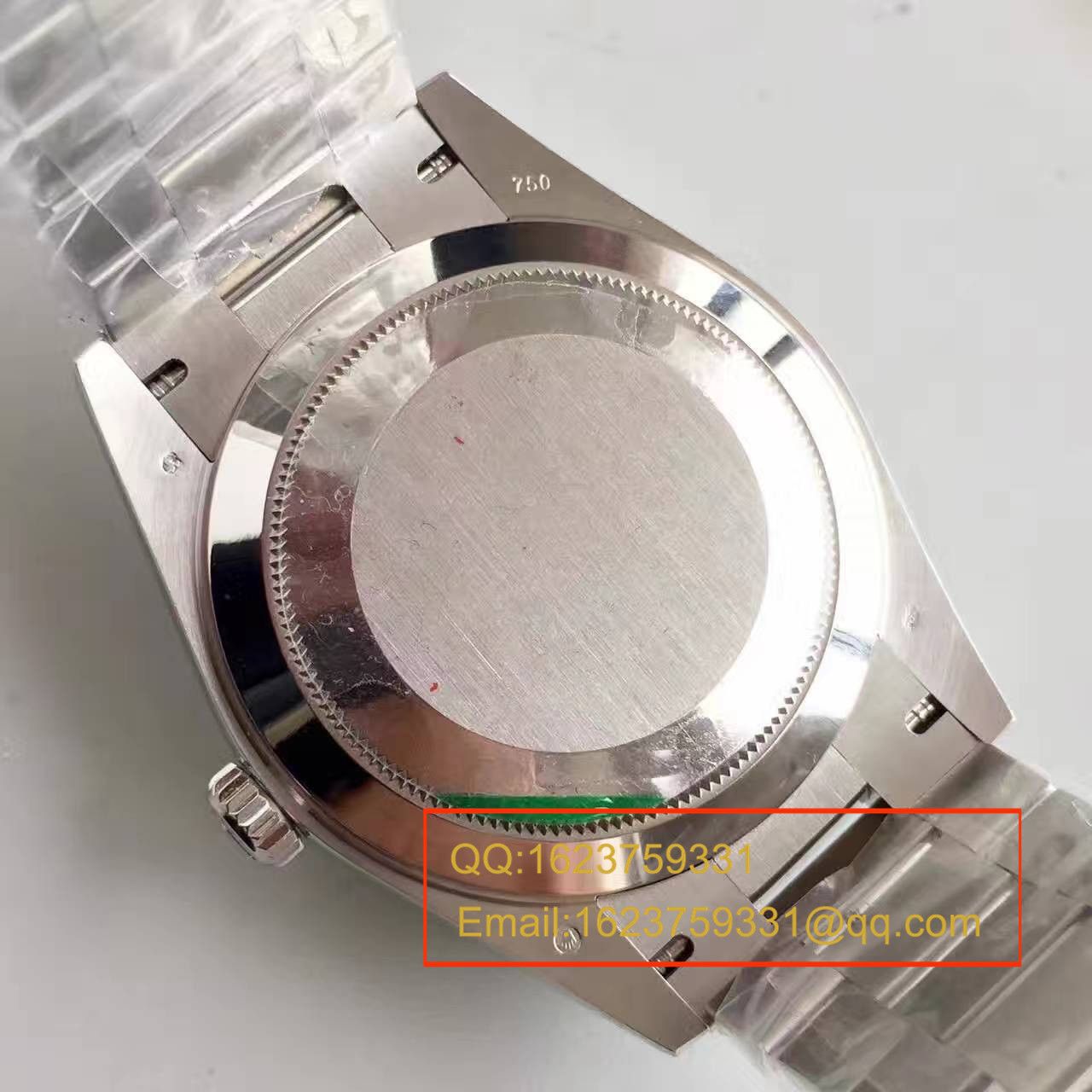 【N厂一比一超A高精仿手表】劳力士星期日历型系列228206冰蓝暗纹盘男士机械腕表 / RBE067