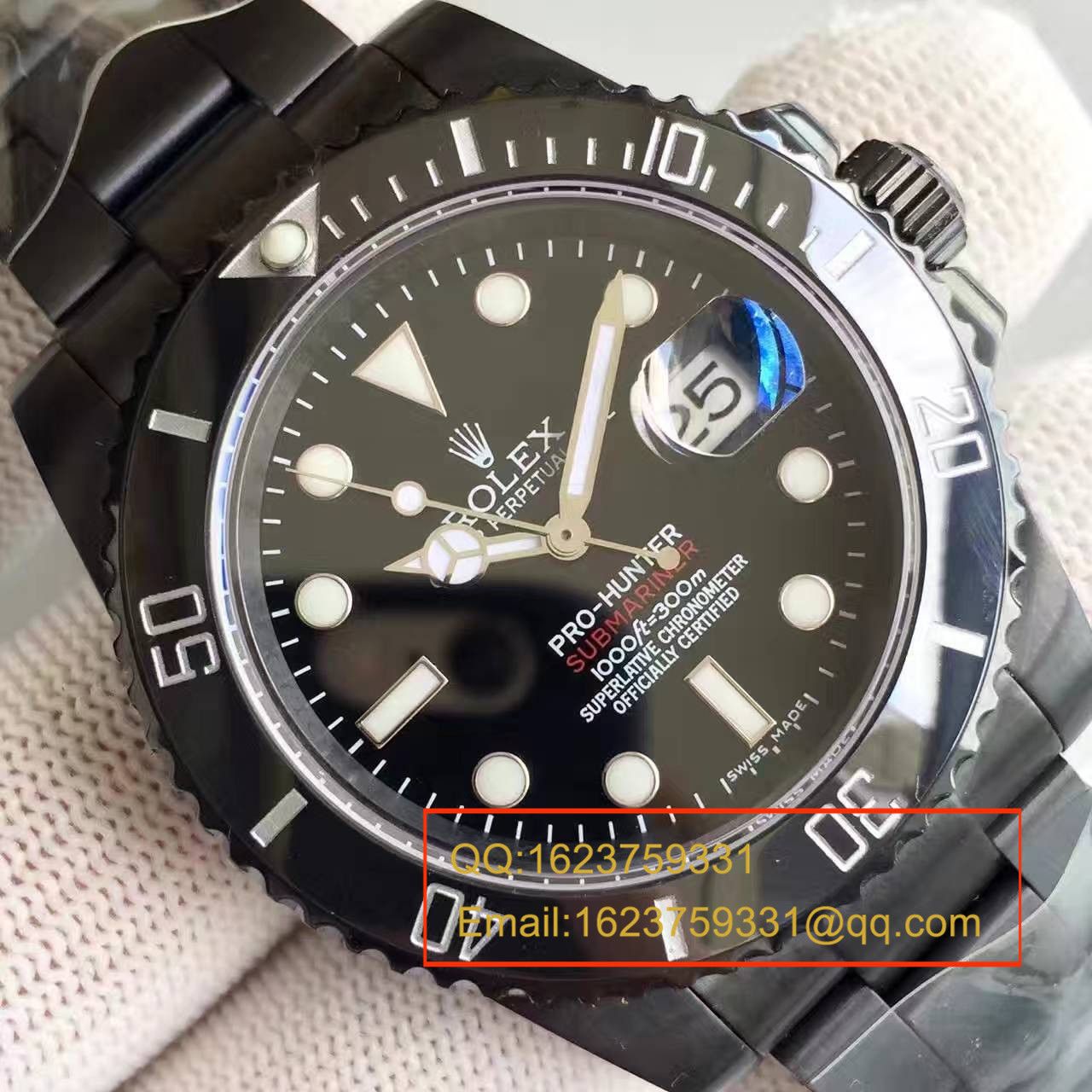 【SF厂精品】劳力士Rolex经典款Submariner，PVD特别版 1:1 超级版 / R059