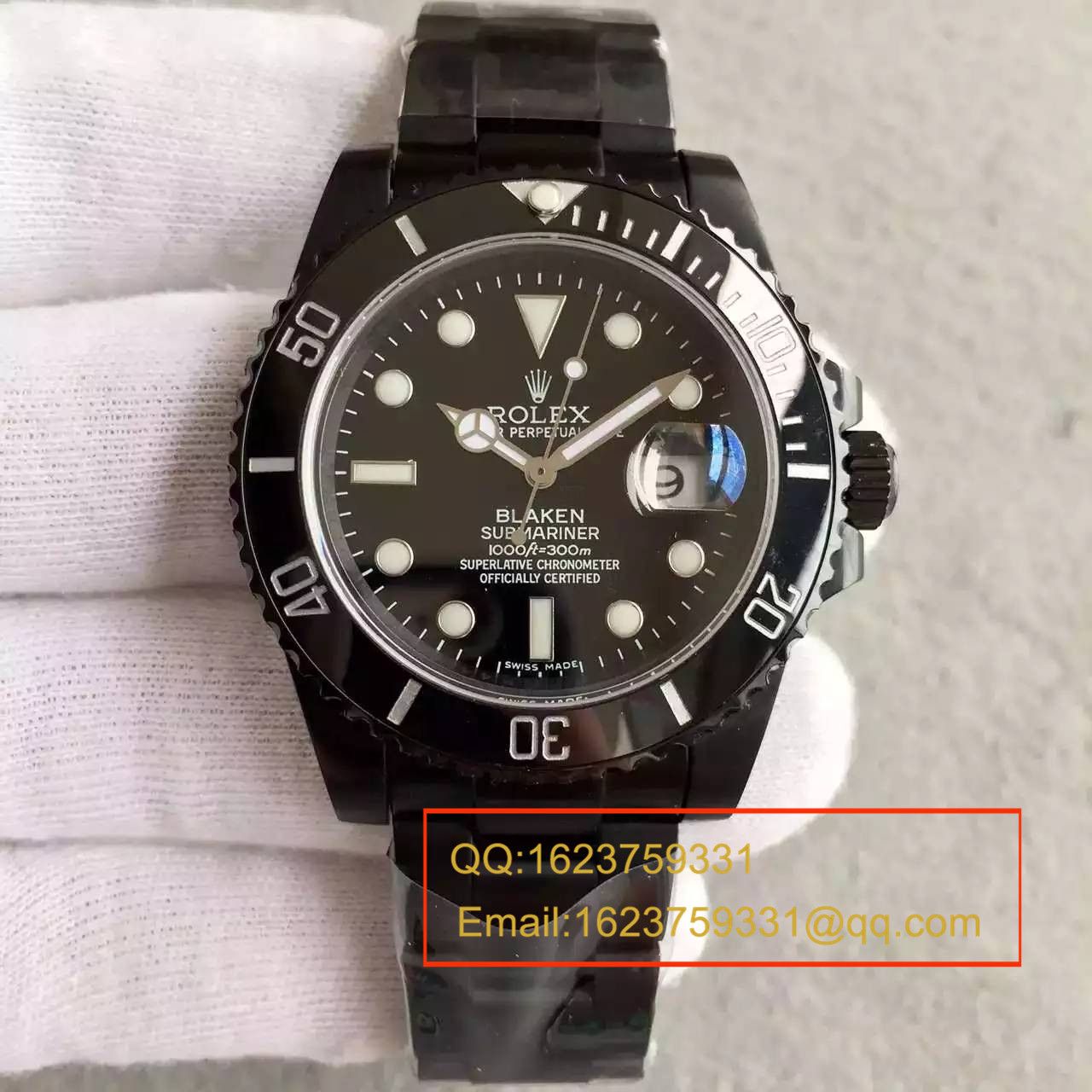 【SF厂精品】劳力士Rolex经典款Submariner，PVD特别版 1:1 超级版 / R059