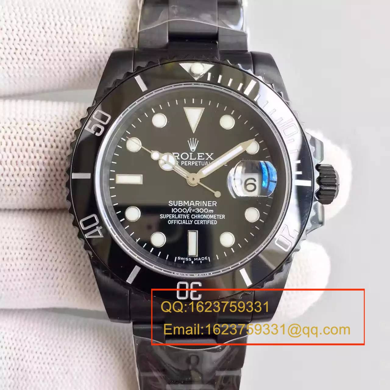 【SF厂精品】劳力士Rolex经典款Submariner，PVD特别版 1:1 超级版 / R059