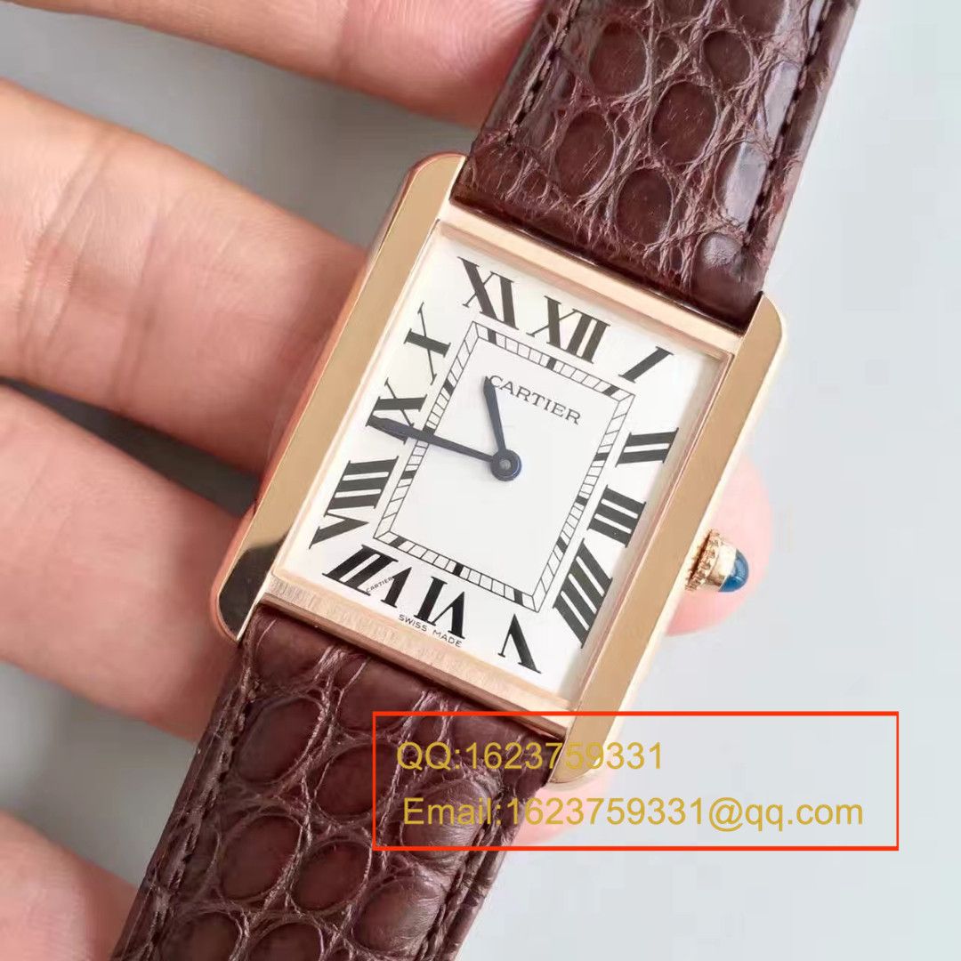 【视频解析】K11出品卡地亚坦克顶级女表（金面_玫瑰金版本）W5200025/W5200024腕表 / KAD008B