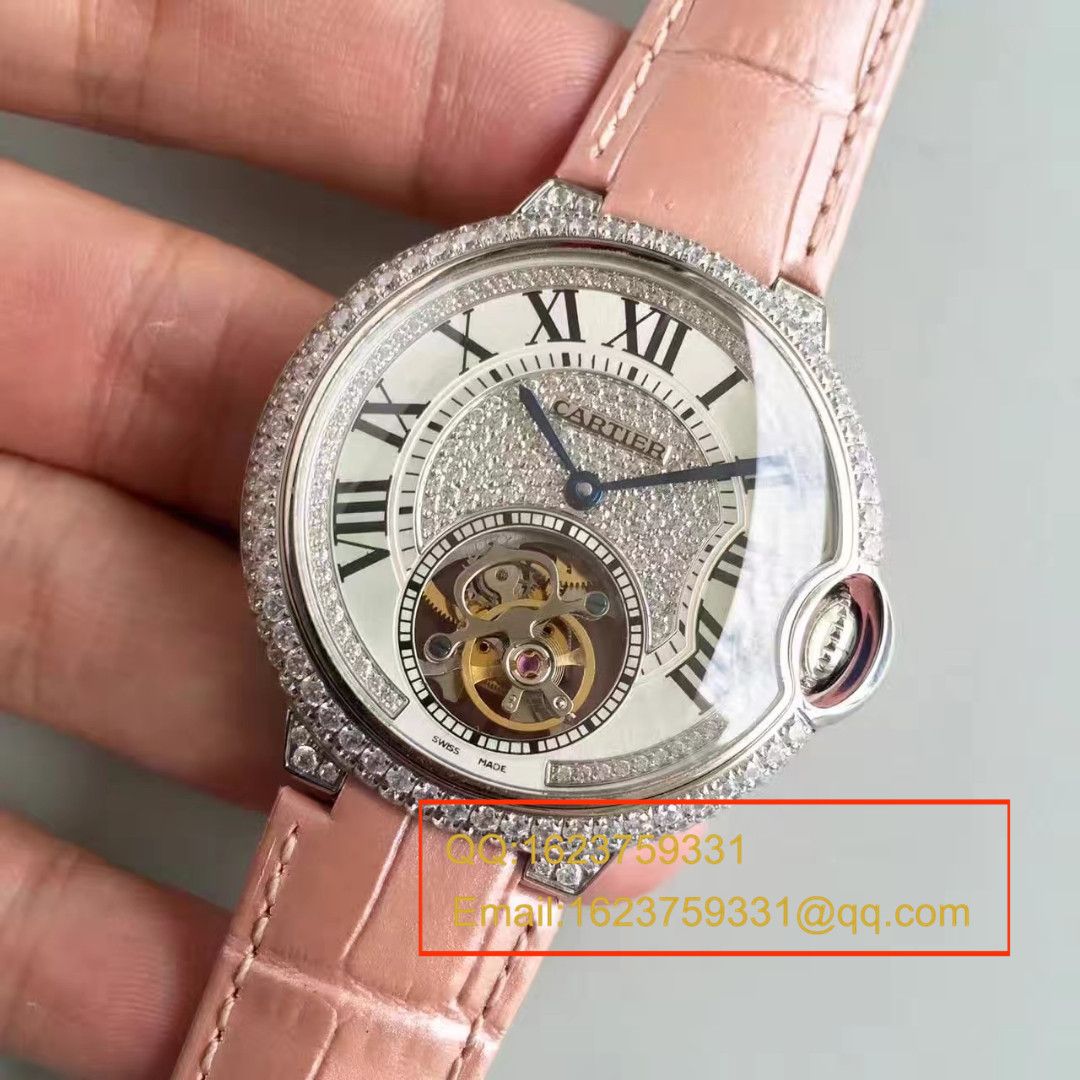 【TF厂一比一超A高仿手表】卡地亚创意宝石腕表系列HPI00716女表（满天星陀飞轮） 