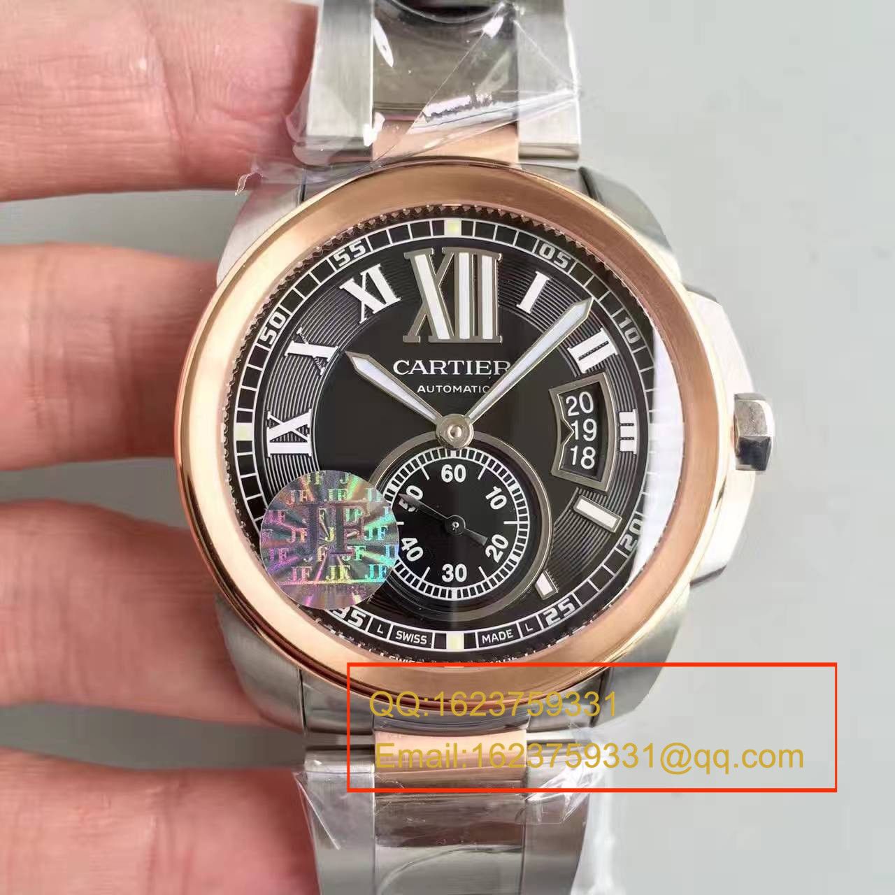 【JF1:1超A高仿手表】卡地亚CALIBRE DE CARTIER 系列W7100018腕表 