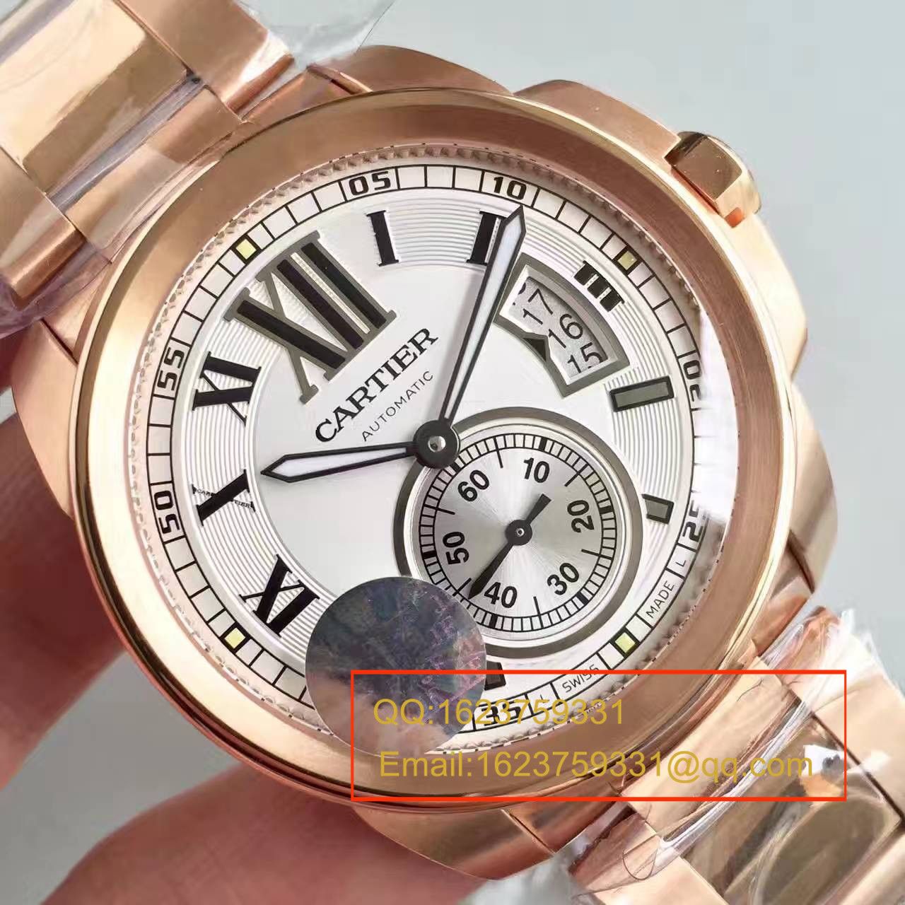 【JF1:1超A高仿手表】卡地亚CALIBRE DE CARTIER 系列W7100018腕表 / K039