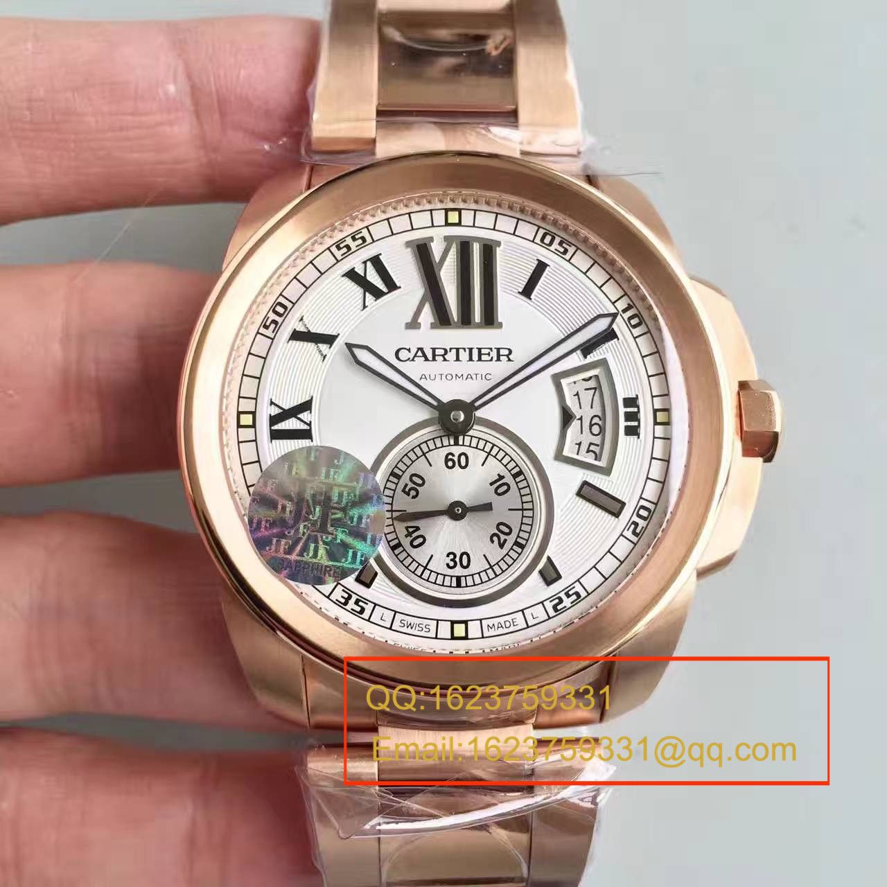 【JF1:1超A高仿手表】卡地亚CALIBRE DE CARTIER 系列W7100018腕表 