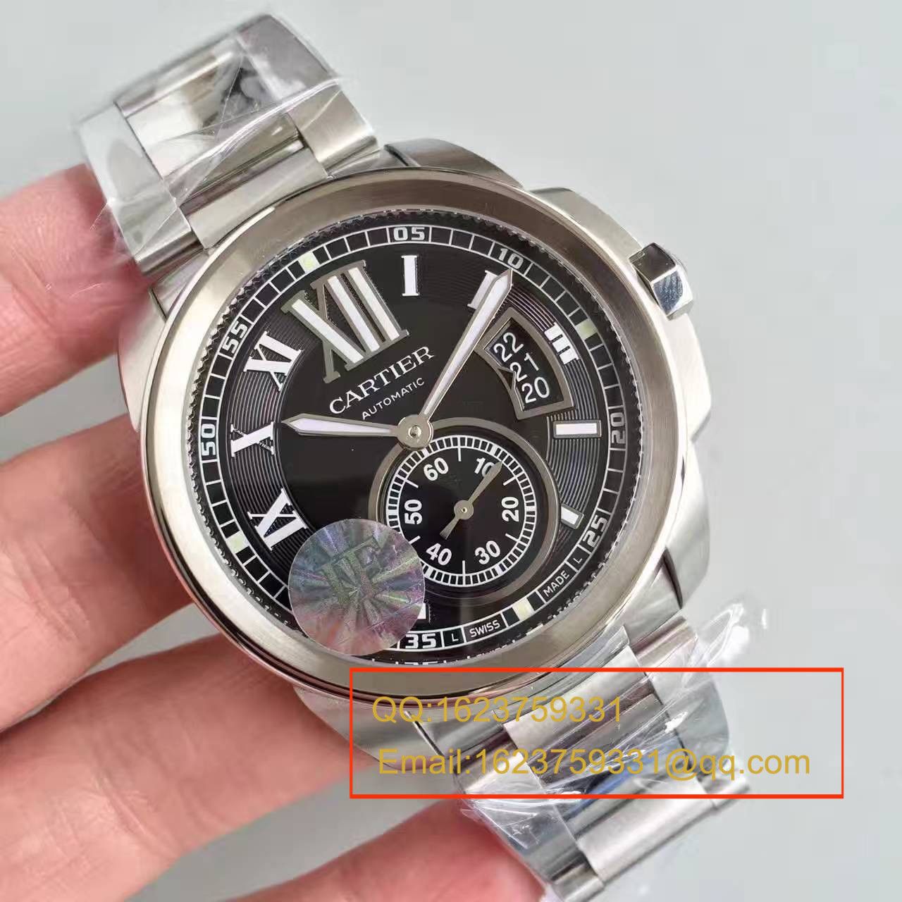 【JF厂顶级1:1复刻手表】卡地亚 CALIBRE DE CARTIER 系列 W7100016 腕表 精钢表带 