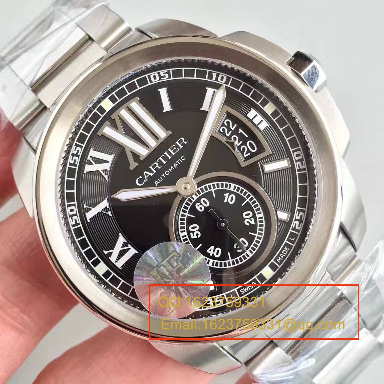 【JF厂顶级1:1复刻手表】卡地亚 CALIBRE DE CARTIER 系列 W7100016 腕表 精钢表带 