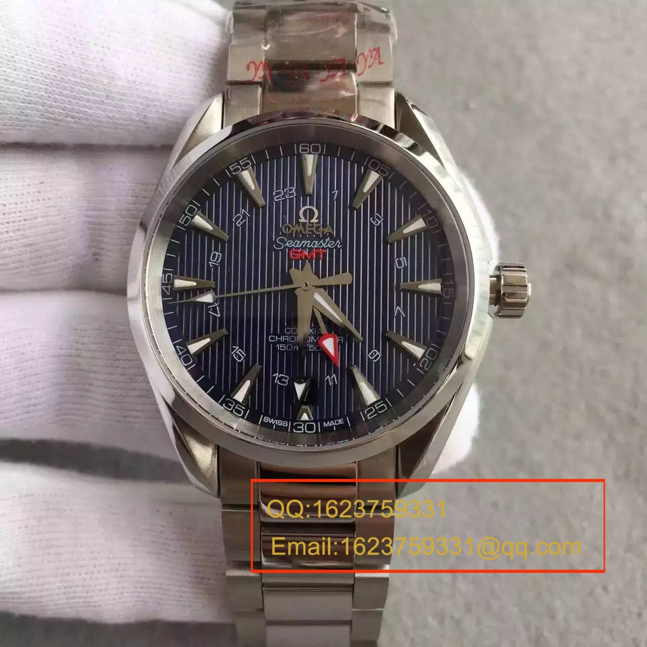 【KW厂完美版】欧米茄海马系列231.10.43.22.03.001 GMT双时区机械腕表 
