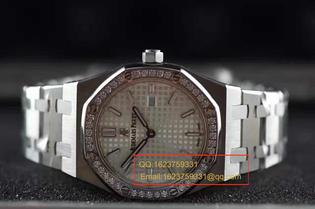 【视频解析1:1复刻手表】爱彼皇家橡树系列67651ST.ZZ.1261ST.01女装石英机芯 