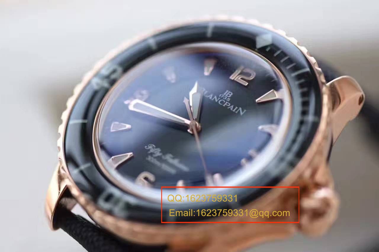 【N厂神器】高仿宝珀 Blancpain 五十噚系列5015-3630-52 自动机械腕表 