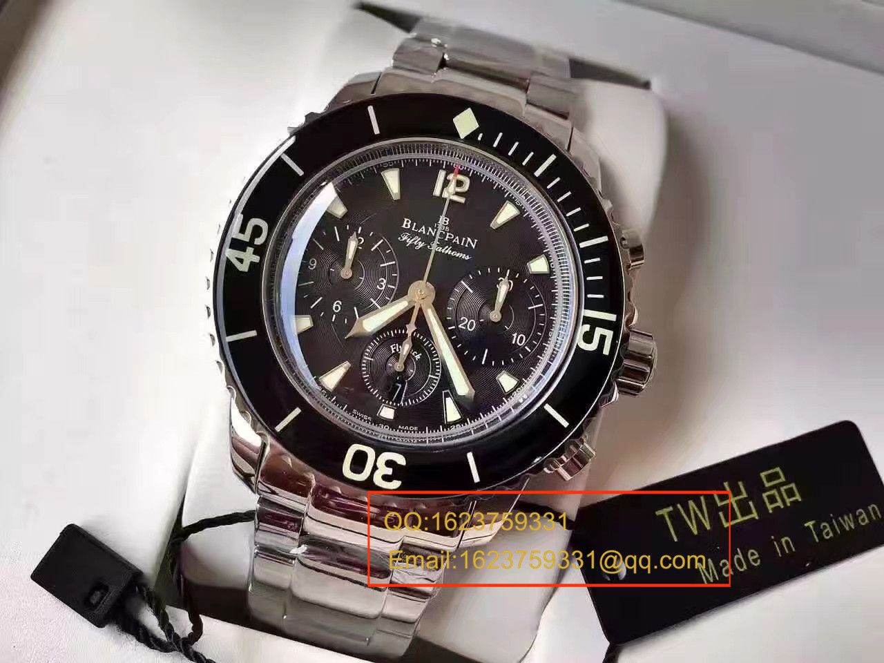  【TW厂一比一复刻手表】宝珀Blancpain 五十噚系列 超薄机芯系列5085F-1130-71 腕表 / BP009