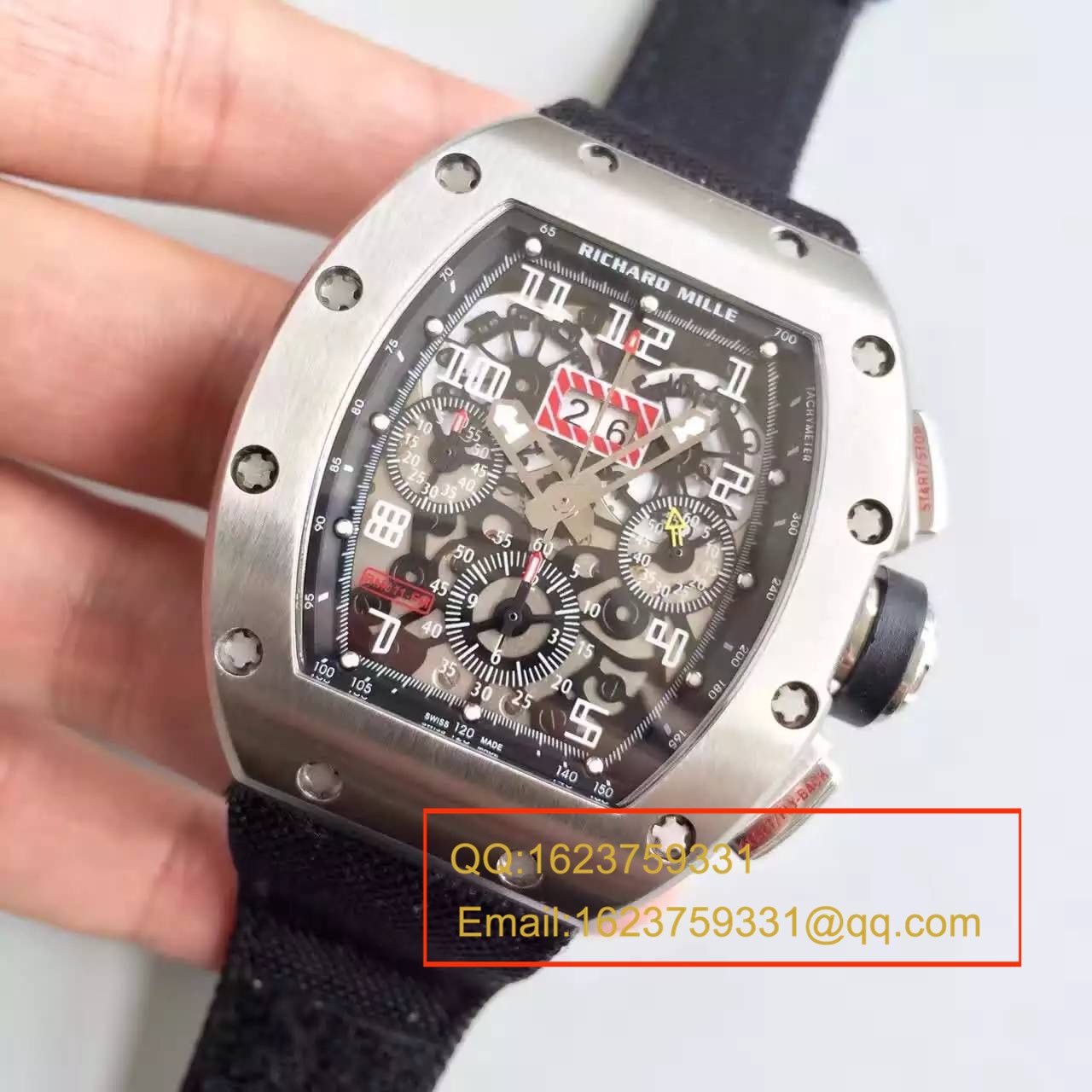 【RM一比一超A精仿手表】理查德.米勒男士系列RM 011 FLYBACK CHRONOGRAPH腕表 / RM 011 FLYBACK