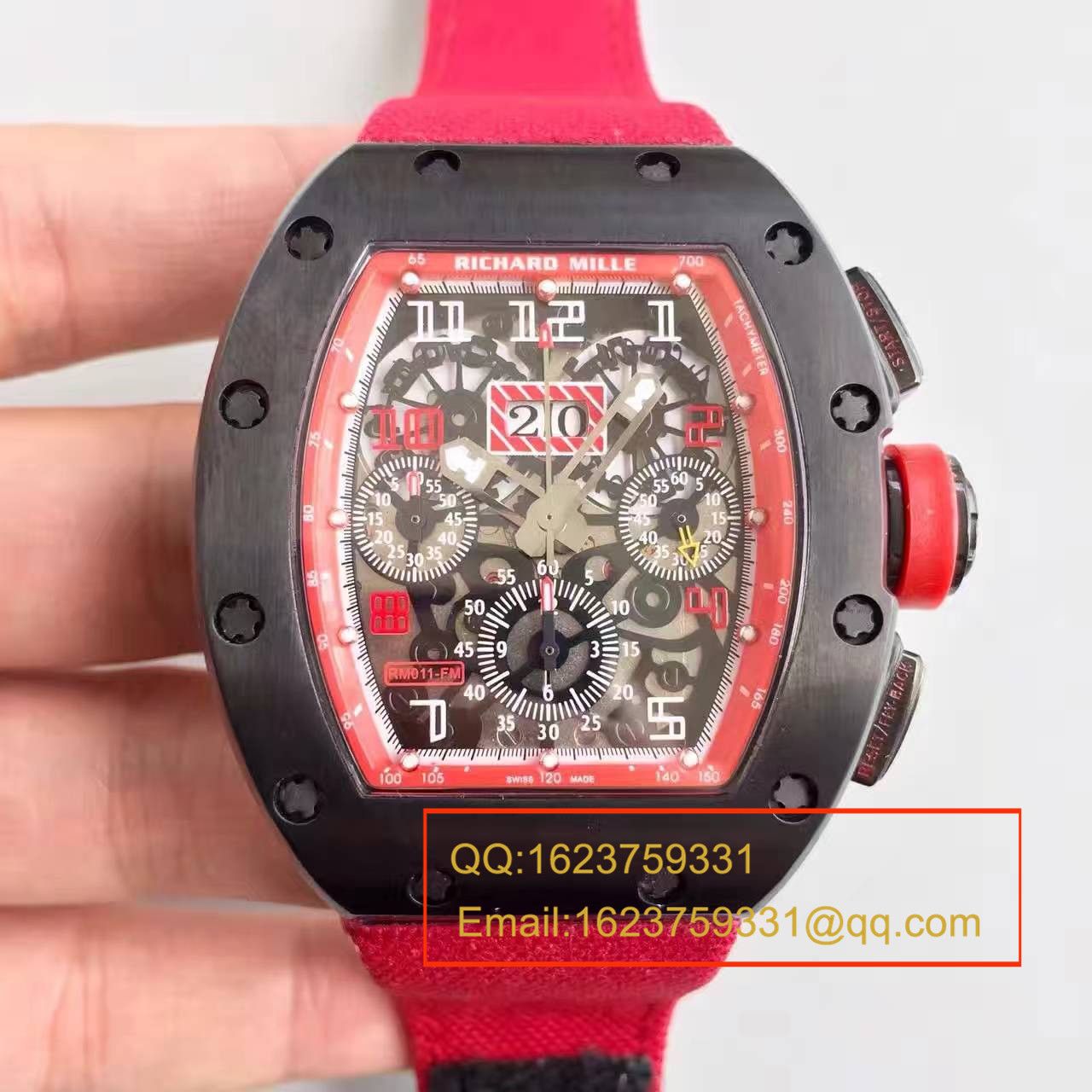 【RM一比一超A精仿手表】理查德.米勒男士系列RM 011 FLYBACK CHRONOGRAPH腕表 / RM 011 FLYBACK