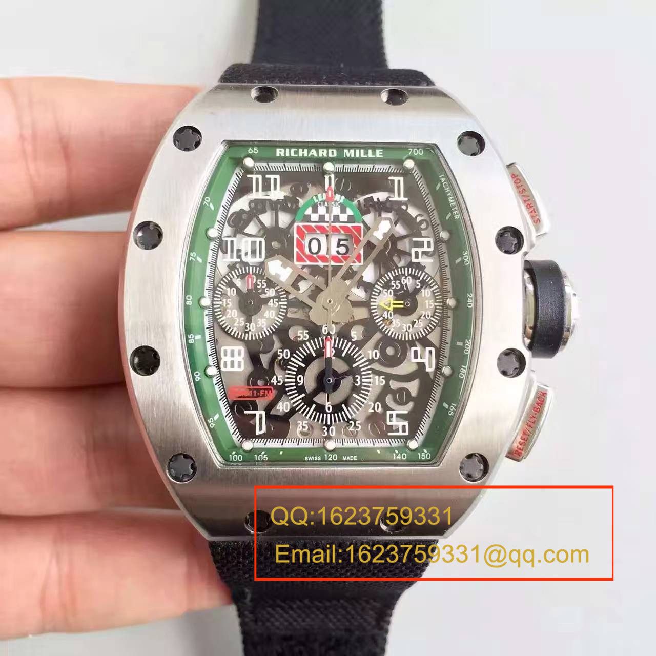 【RM一比一超A精仿手表】理查德.米勒男士系列RM 011 FLYBACK CHRONOGRAPH腕表 / RM 011 FLYBACK