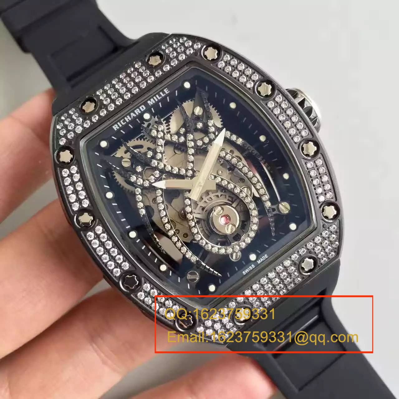 【KV一比一超A精仿手表】理查德·米勒 女士系列RM 19-01 TOURBILLON NATALIE PORTMAN腕表 / RM 19-01