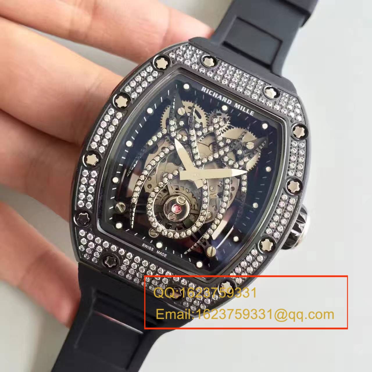 【KV一比一超A精仿手表】理查德·米勒 女士系列RM 19-01 TOURBILLON NATALIE PORTMAN腕表 / RM 19-01