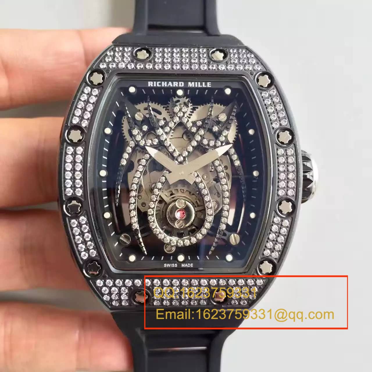 【KV一比一超A精仿手表】理查德·米勒 女士系列RM 19-01 TOURBILLON NATALIE PORTMAN腕表 / RM 19-01