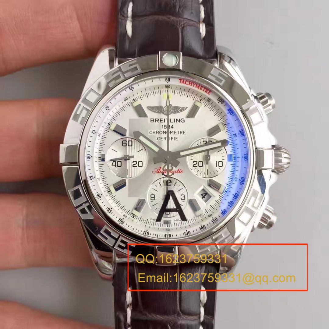 【JF厂1:1超A复刻手表】百年灵机械计时高仿AB011012/G684(Barenia精钢表带)腕表 / BL004