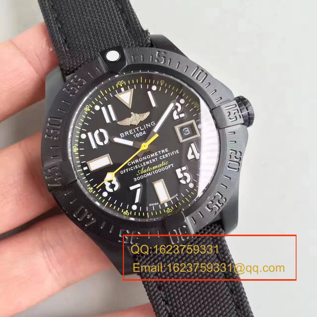 【BL一比一超A精仿手表】百年灵黄针限量版breitling avenger seawoif II 香港限量版 / BL069