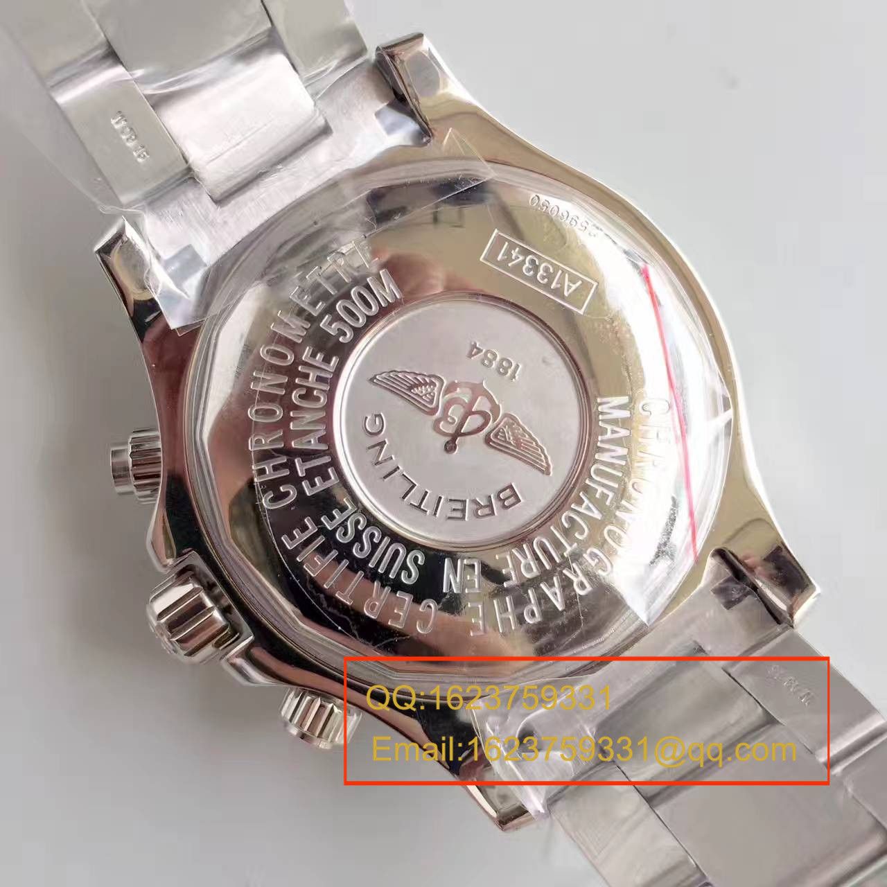【GF一比一复刻手表】百年灵超级海洋系列A13341C3/BD19/162A钢鱼计时腕表 