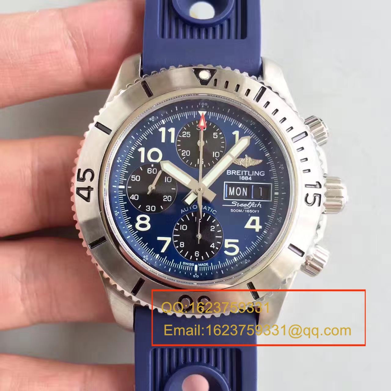 【GF一比一超A高精仿手表】百年灵超级海洋系列A13341C3/C893/200S/A20DSA.2钢鱼计时腕表 / BL071