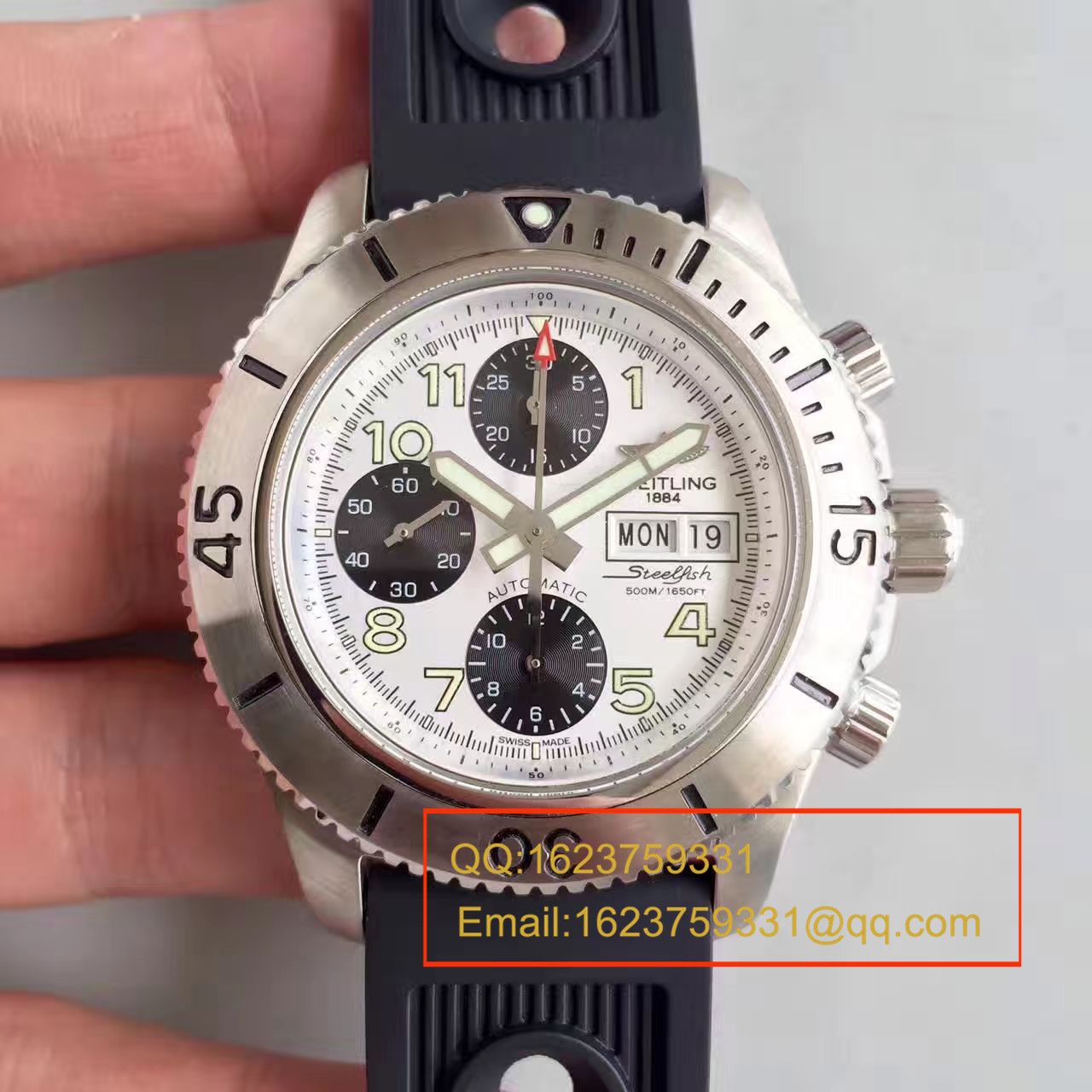 【GF一比一超A高精仿手表】百年灵超级海洋系列A13341C3/C893/200S/A20DSA.2钢鱼计时腕表 / BL071
