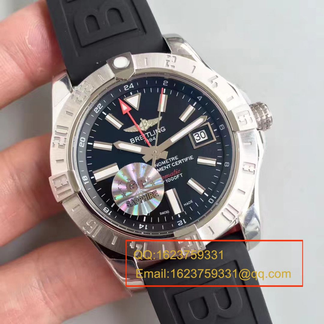【GF厂一比一复刻高仿手表】百年灵 复仇者二代世界时间系列A3239011/BC34/170A腕表 / BL010