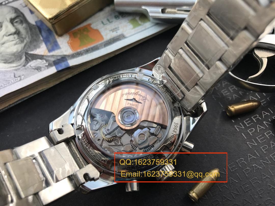 【视频评测YL厂1:1超A高精仿手表】浪琴康铂系列月相腕表L2.798.4.72.6 / LB0052