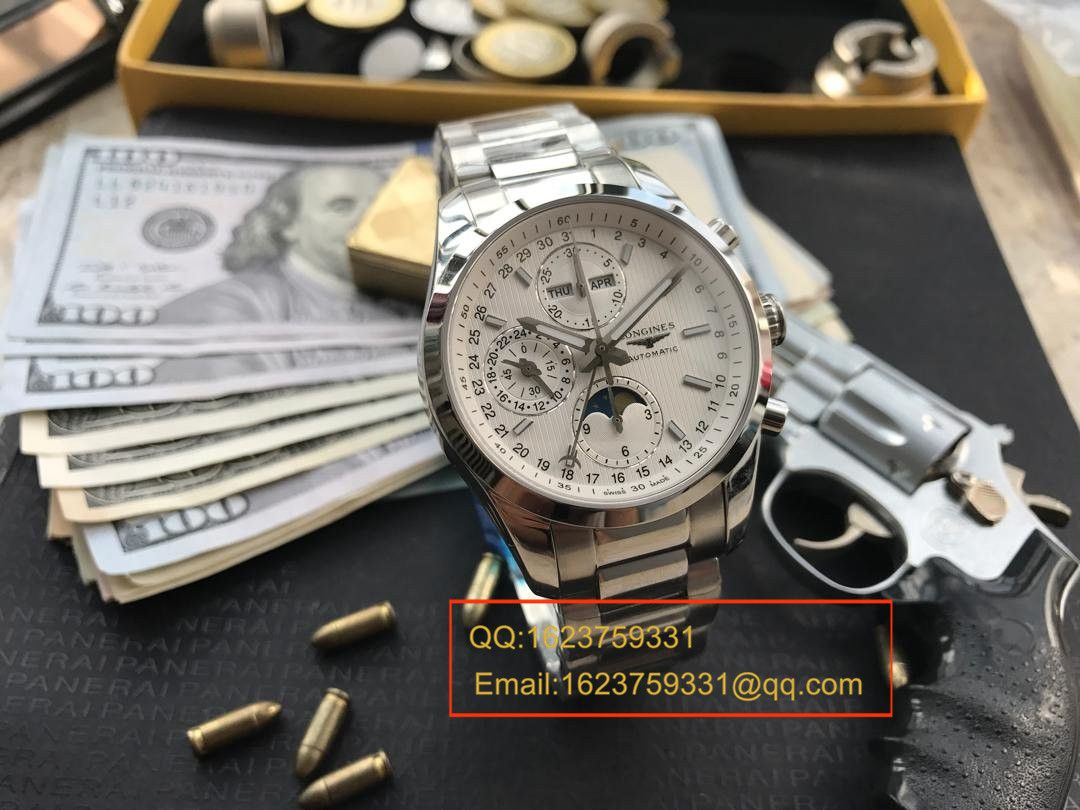 【视频评测YL厂1:1超A高精仿手表】浪琴康铂系列月相腕表L2.798.4.72.6 / LB0052