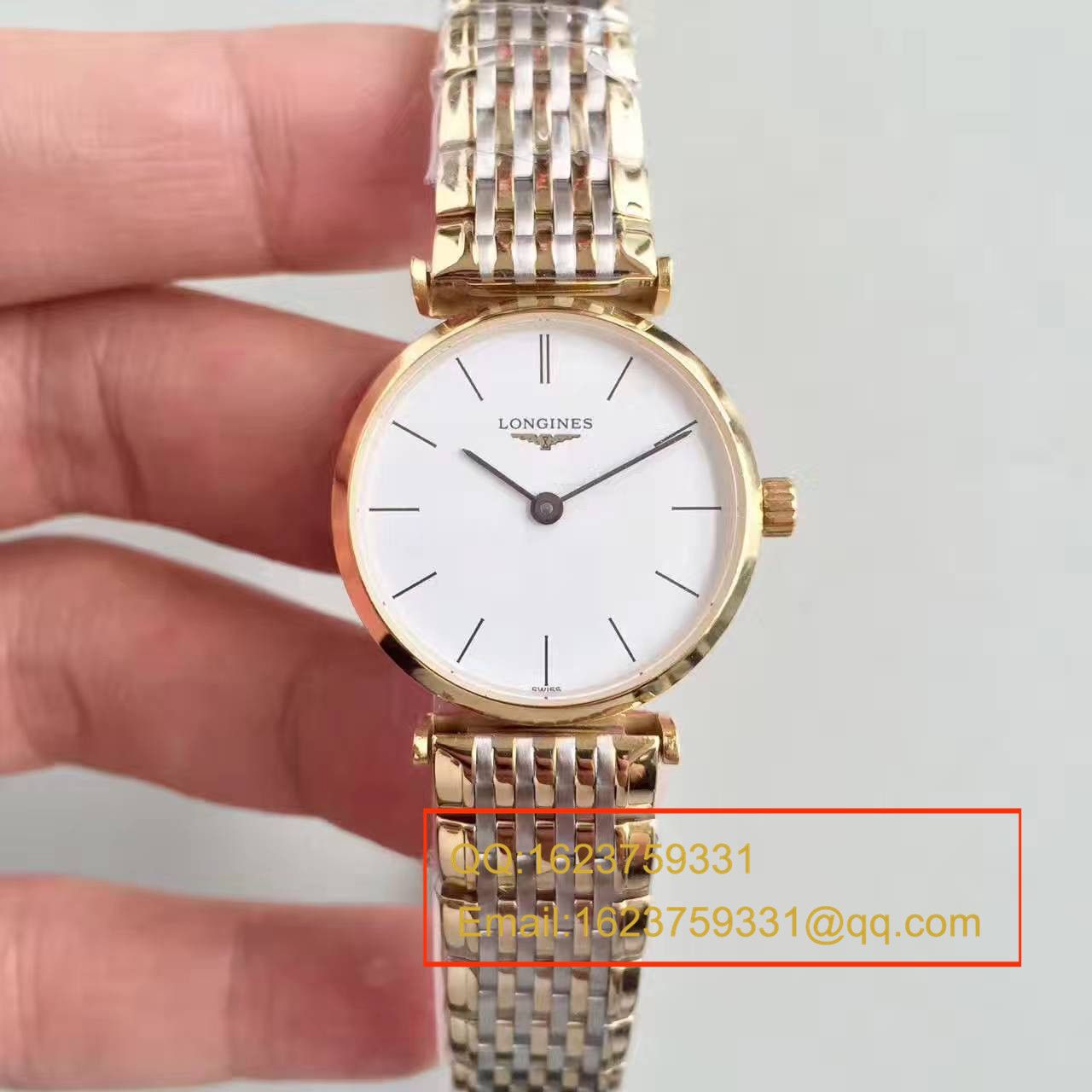 【MK厂一比一超A精仿手表】浪琴优雅系列L4.209.2.12.7女士腕表 / L073B