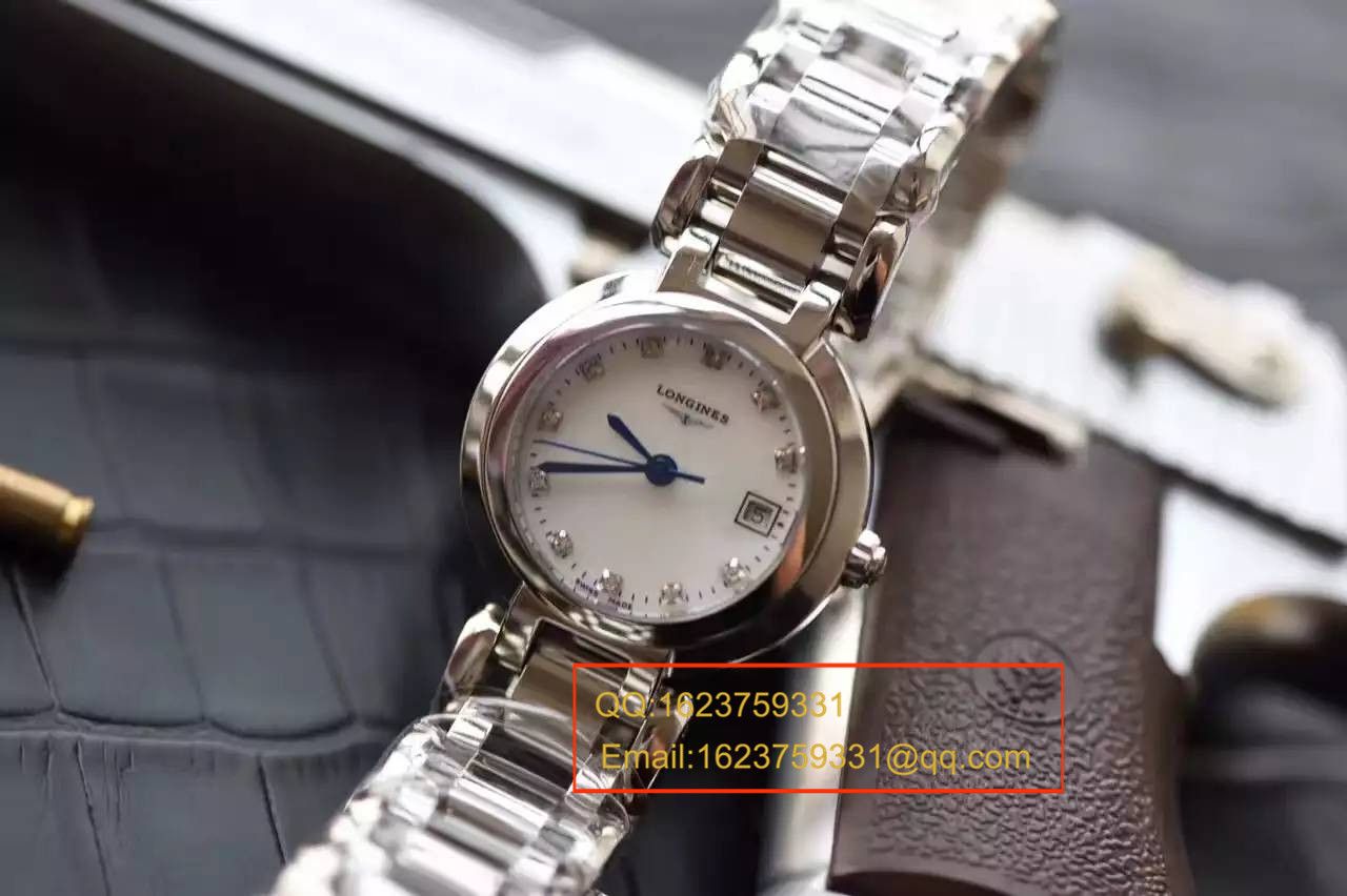 【KZ台湾厂一比一高仿手表】浪琴优雅系列L8.109.4.87.6女士石英腕表 