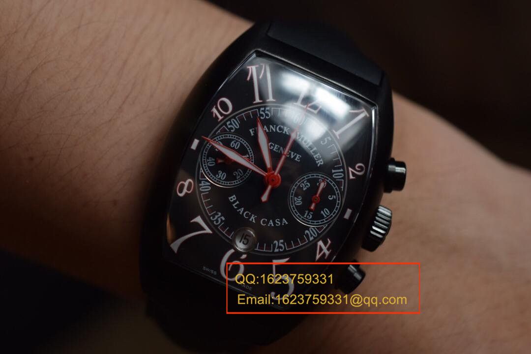 【V6厂超A精仿手表】法穆兰CASABLANCA系列8885 C CC DT NR 红色时标腕表 