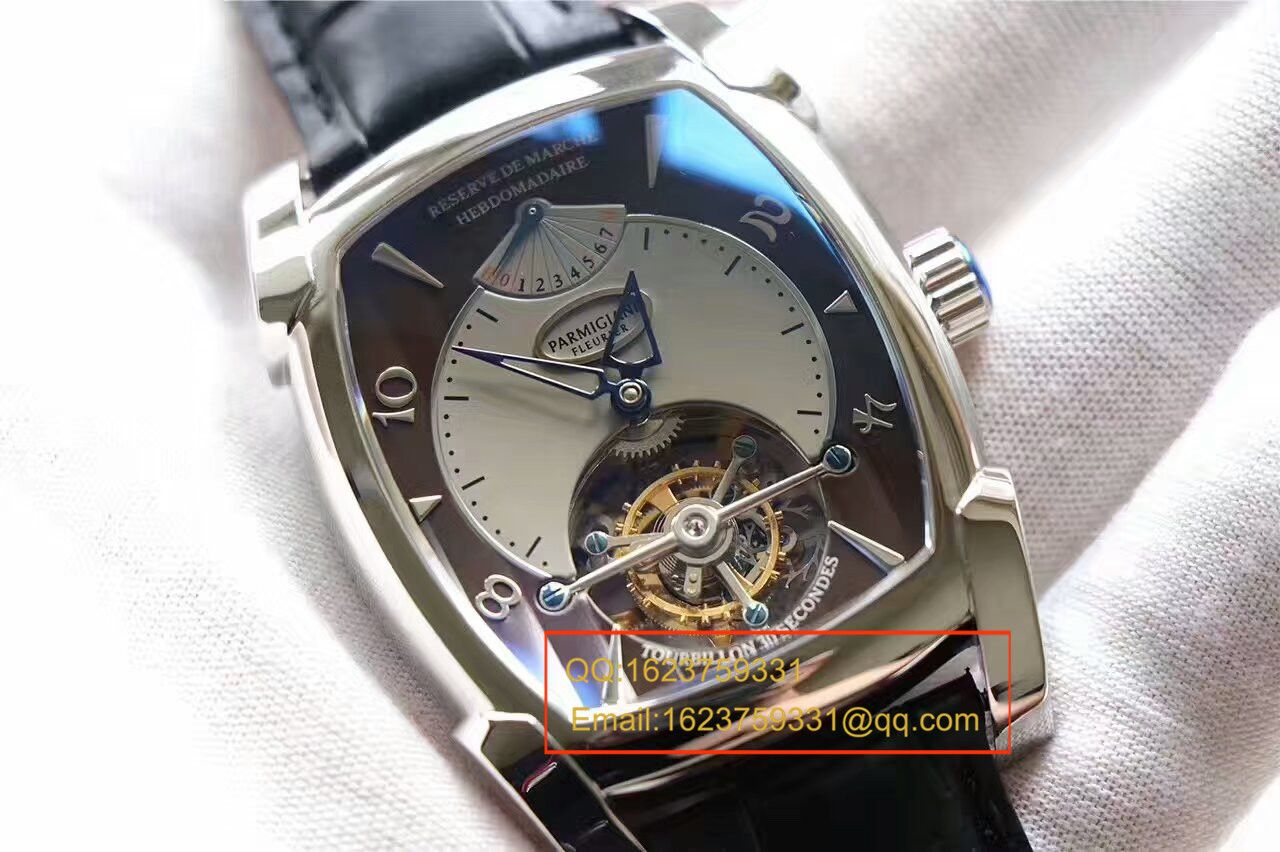 【视频评测BM1:1精仿手表】帕玛强尼TOURBILLON系列PF011255.01陀飞轮腕表 