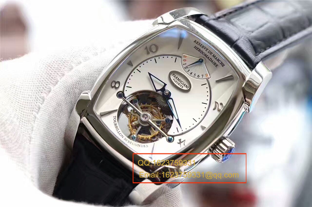 【视频评测BM1:1精高仿手表】帕玛强尼TOURBILLON系列PF011255.01陀飞轮腕表 / PM014