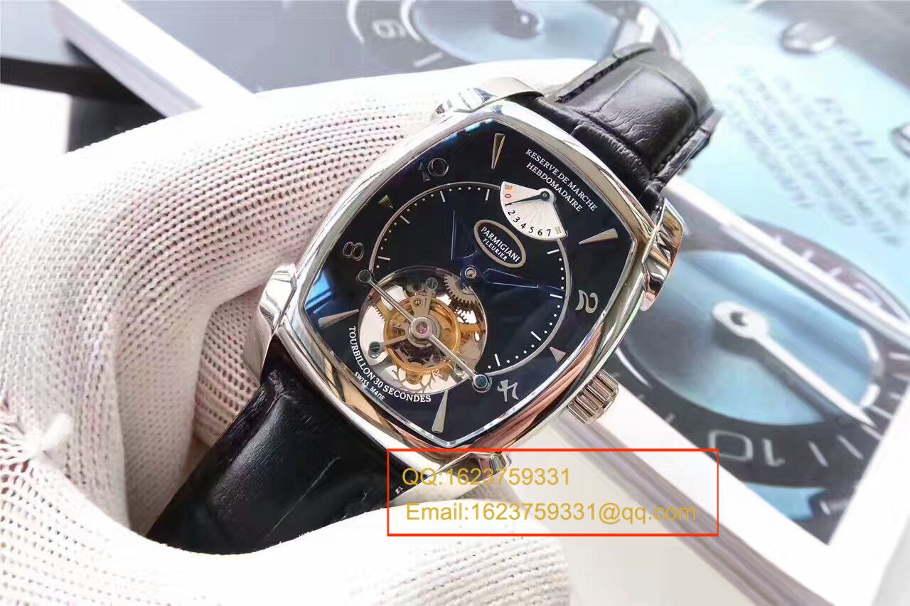 【视频评测BM1:1精仿手表】帕玛强尼TOURBILLON系列PF011255.01陀飞轮腕表 / PM014