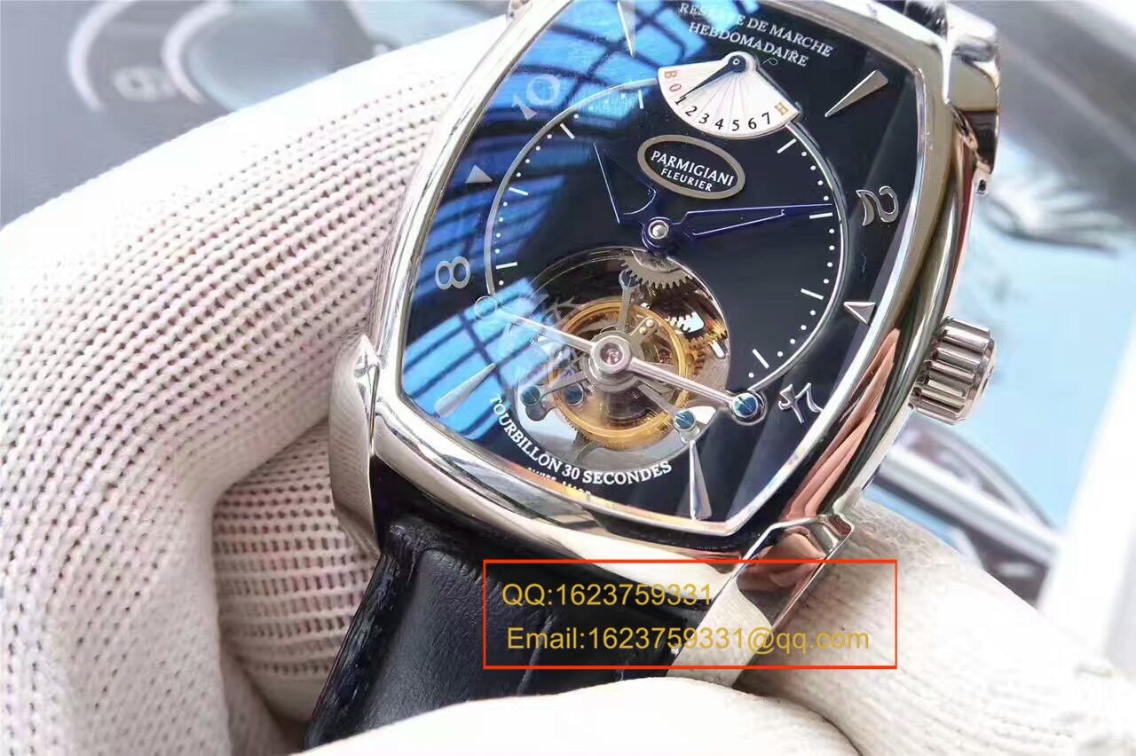 【视频评测BM1:1精仿手表】帕玛强尼TOURBILLON系列PF011255.01陀飞轮腕表 / PM014