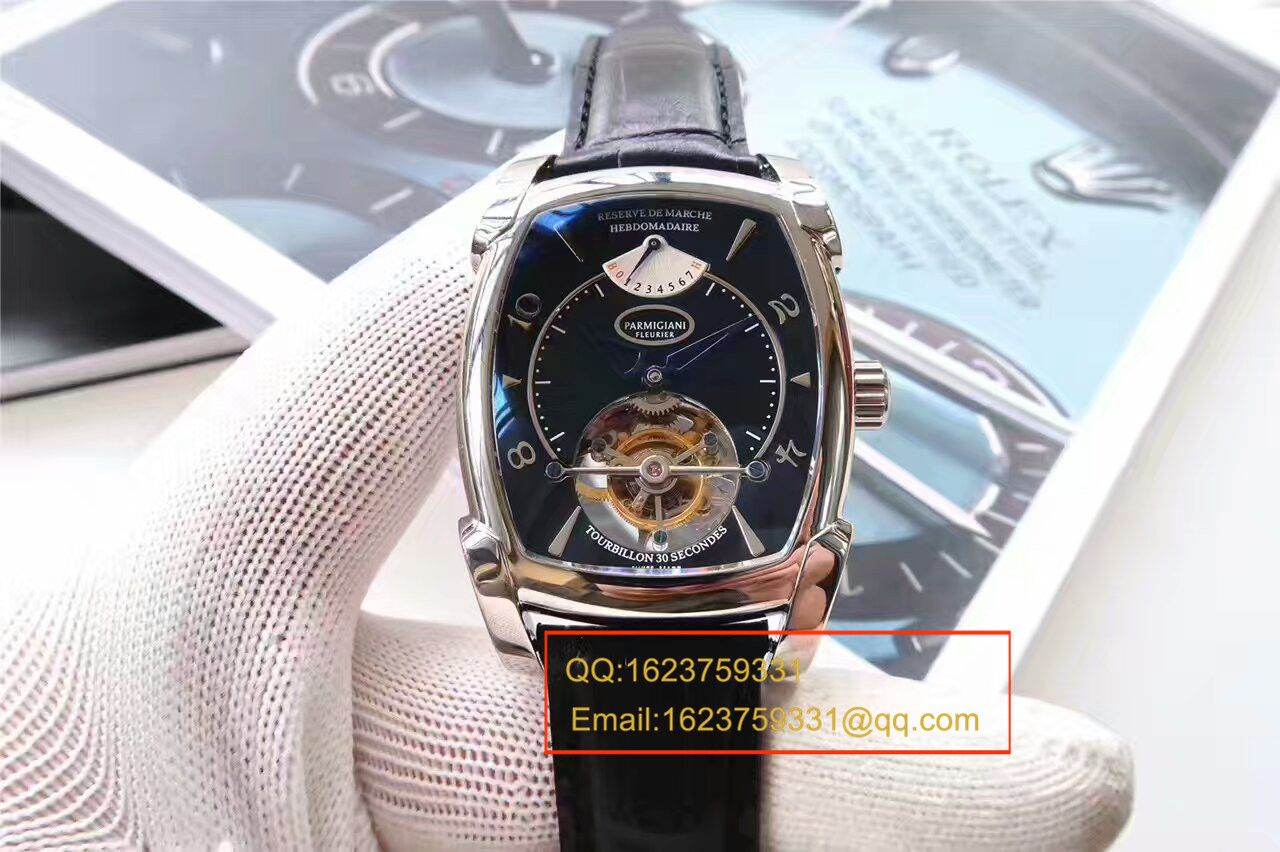 【视频评测BM1:1精仿手表】帕玛强尼TOURBILLON系列PF011255.01陀飞轮腕表 