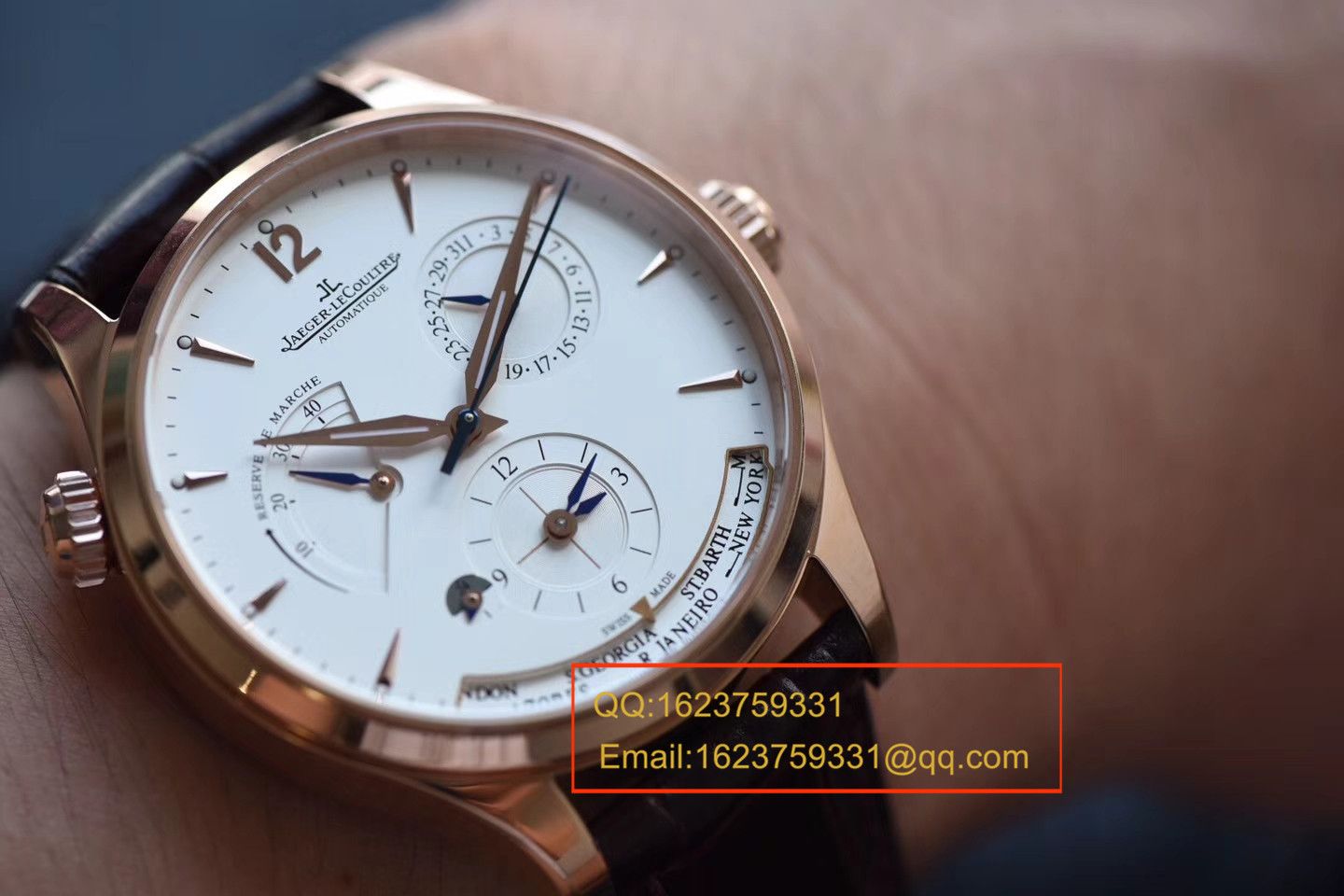 【TW一比一超A高仿手表】积家大师 MASTER CONTROL系列Q1422521双时区腕表 