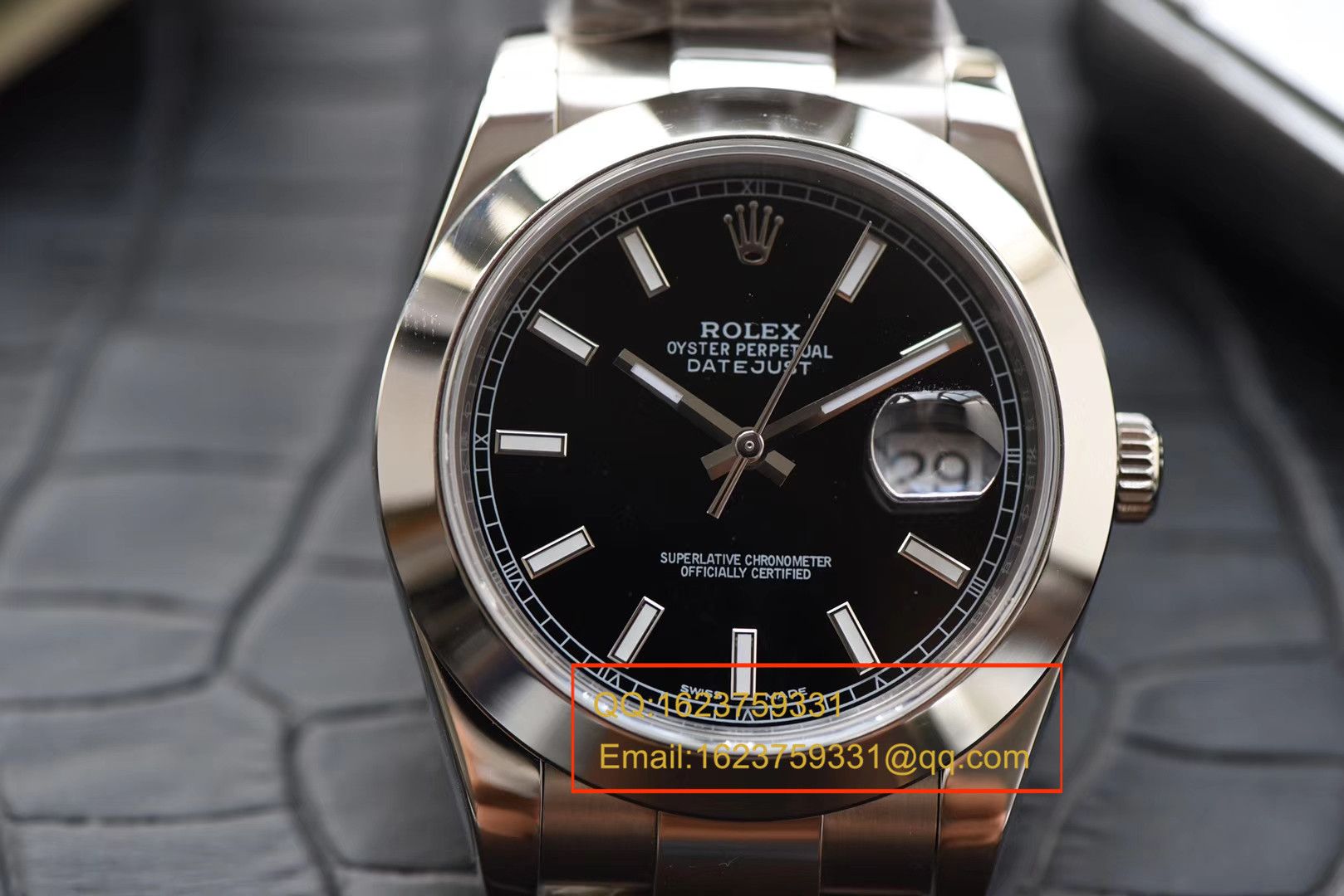 【N厂超A1:1精仿手表】劳力士日志型系列116334-黑盘腕表 