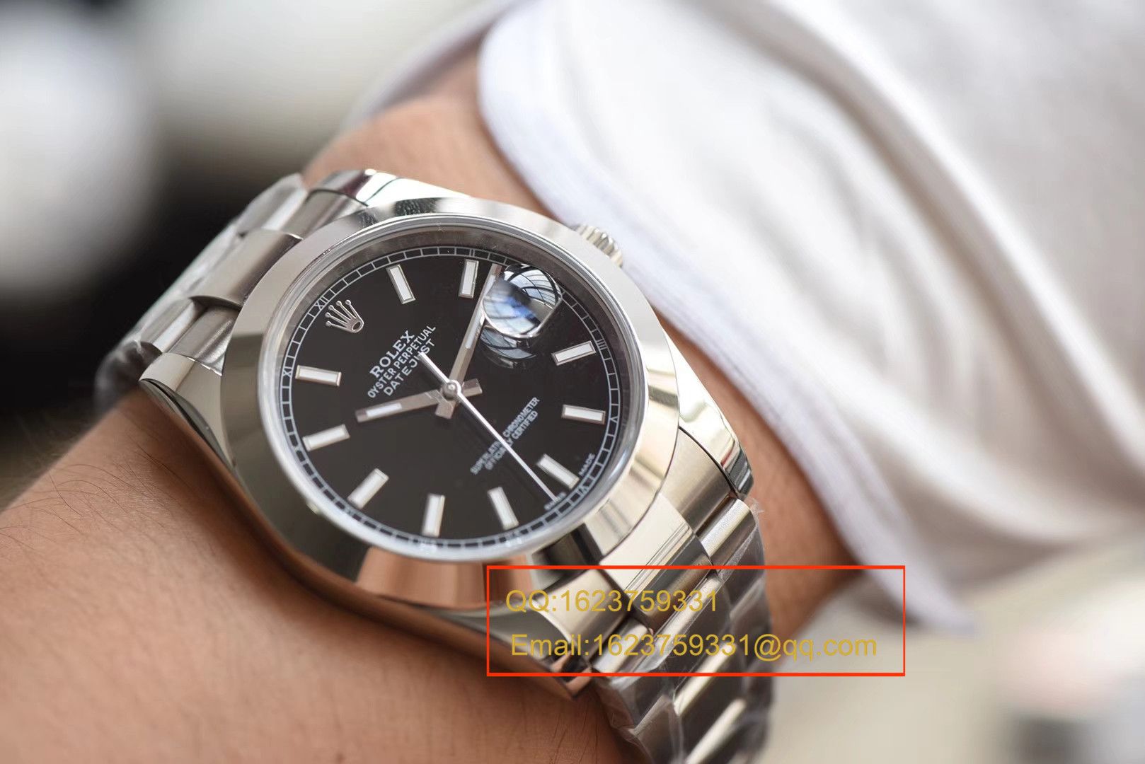 【N厂超A1:1精仿手表】劳力士日志型系列116334-黑盘腕表 